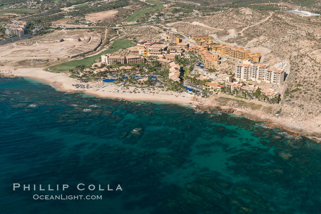 Fiesta American Grand Resort. Residential and resort development along the coast near Cabo San Lucas, Mexico. Baja California, natural history stock photograph, photo id 28917