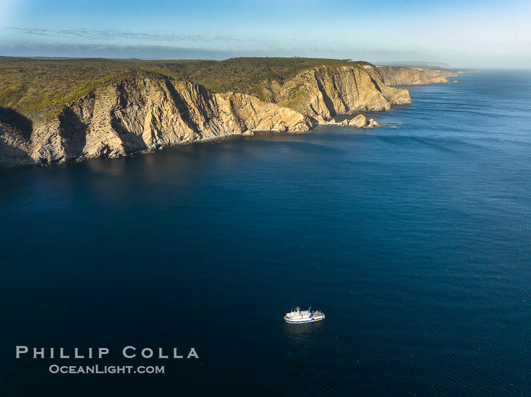 Coastline of Kangaroo Island, Near Pissy Boy Rocks, South Australia, aerial photo., natural history stock photograph, photo id 39290