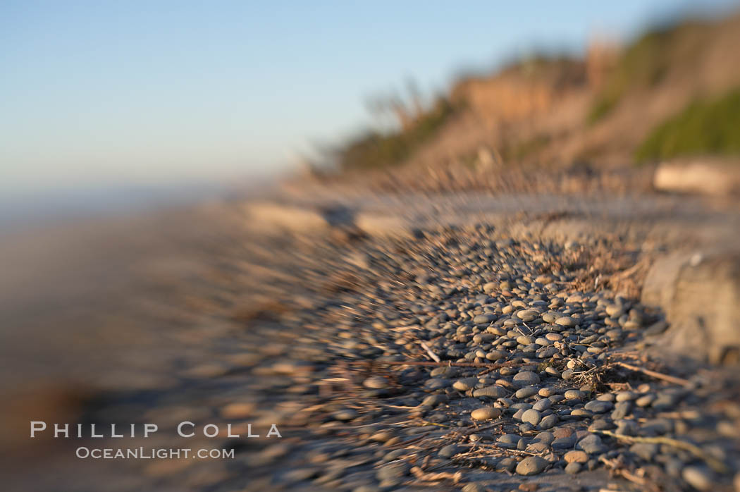 Cobblestones, South Carlsbad State Beach, Carlsbad. Ponto, California, USA, natural history stock photograph, photo id 17984