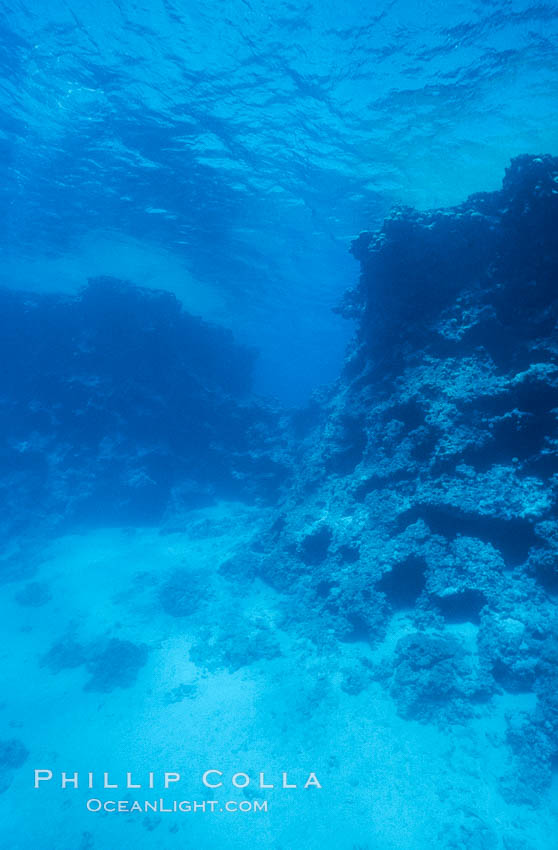 Coral bommies in Rose Atoll Lagoon. Rose Atoll National Wildlife Sanctuary, American Samoa, USA, natural history stock photograph, photo id 00736