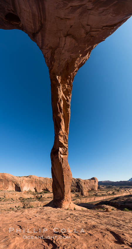 Corona Arch, Moab, Utah. USA, natural history stock photograph, photo id 29245