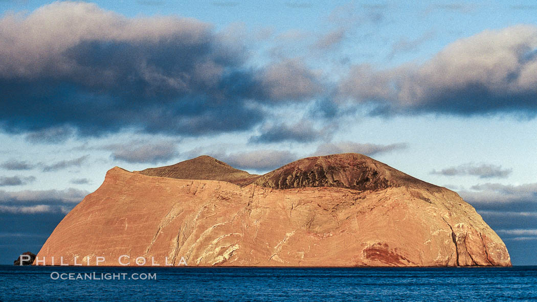 Dawn on Isla Adentro at Guadalupe island, Mexico. Guadalupe Island (Isla Guadalupe), Baja California, natural history stock photograph, photo id 36235