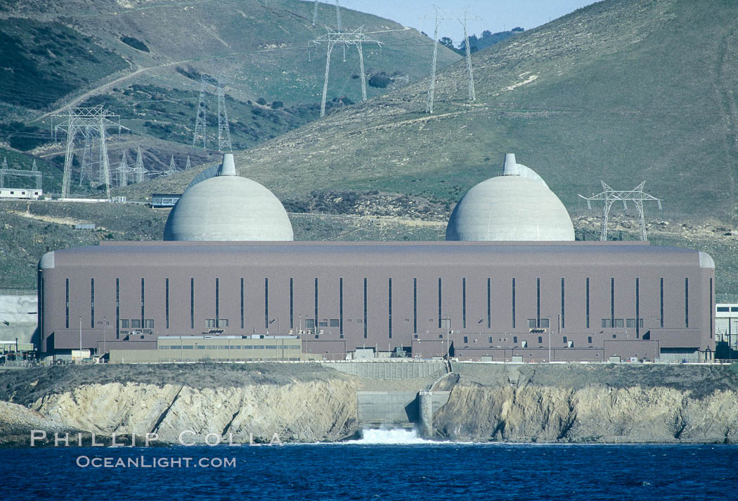 Diablo Canyon nuclear power plant. San Luis Obispo, California, USA, natural history stock photograph, photo id 05507