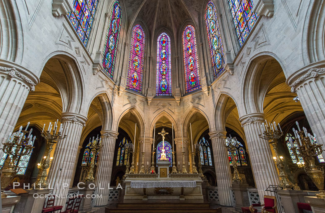 Eglise Saint-Germain l'Auxerrois. Eglise Saint-Germain lAuxerrois, Paris, France, natural history stock photograph, photo id 28143