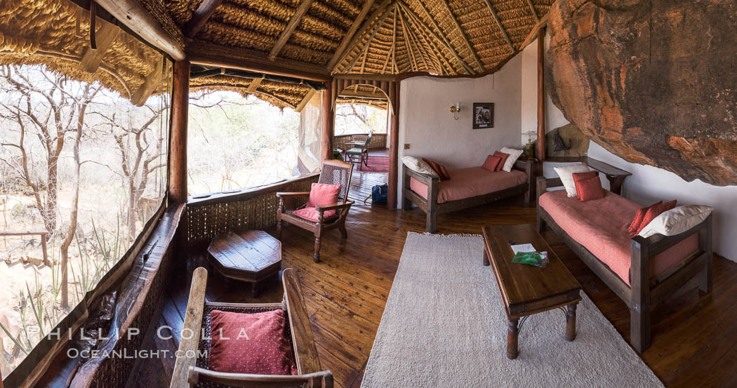Elsa's Kopje, Luxury Safari Lodge, Meru National Park, Kenya., natural history stock photograph, photo id 29614