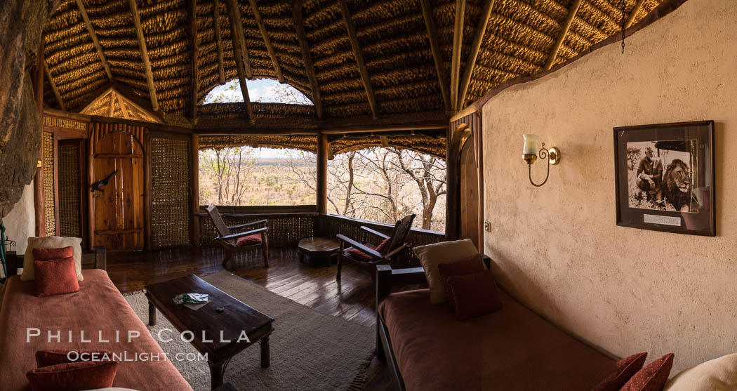 Elsa's Kopje, Luxury Safari Lodge, Meru National Park, Kenya., natural history stock photograph, photo id 29612