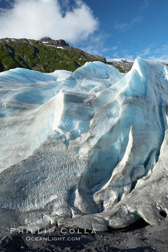 Exit Glacier. Kenai Fjords National Park, Alaska, USA, natural history stock photograph, photo id 19272