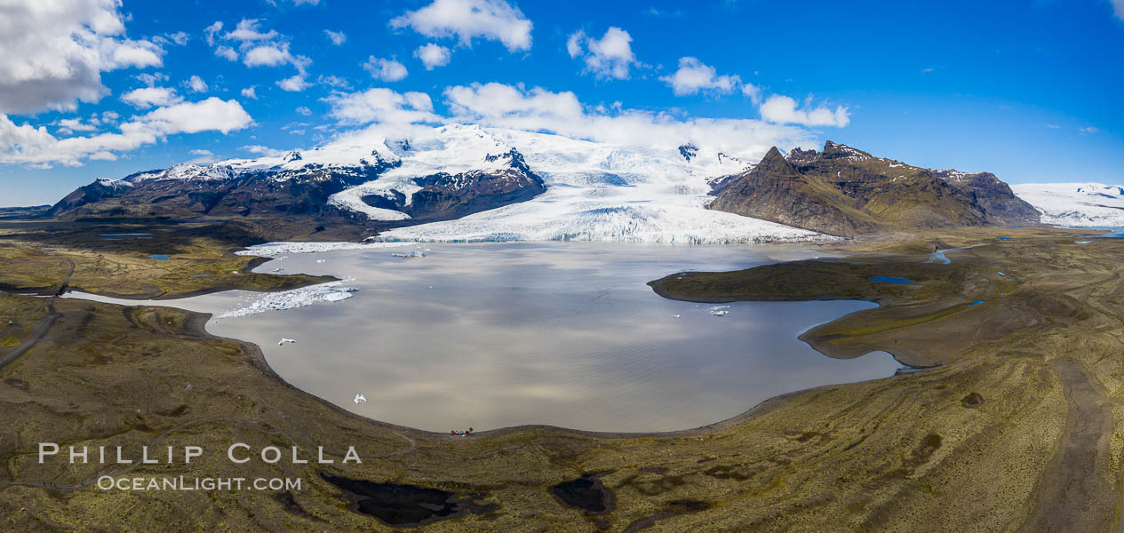 Fjallsárlón glacial lagoon in Iceland