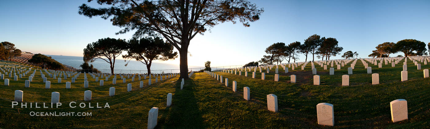 Fort Rosecrans National Cemetery. San Diego, California, USA, natural history stock photograph, photo id 26588