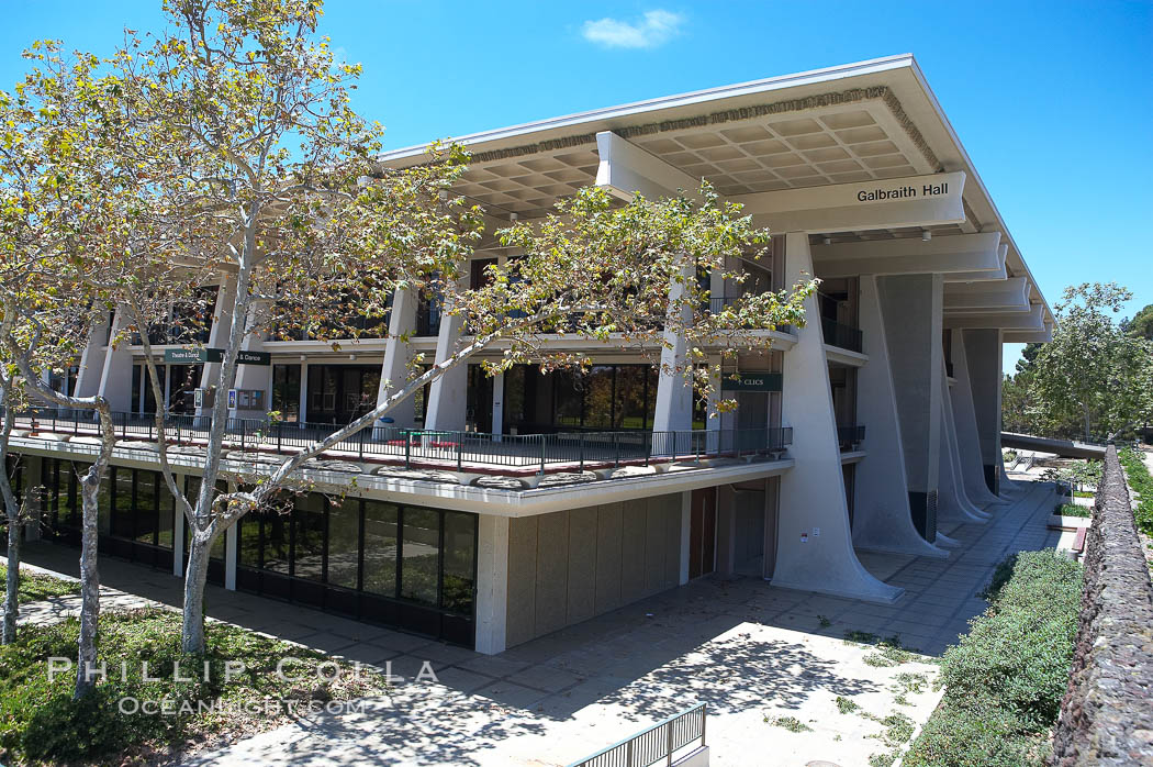 Galbraith Hall, University of California San Diego (UCSD). University of California, San Diego, La Jolla, USA, natural history stock photograph, photo id 12848