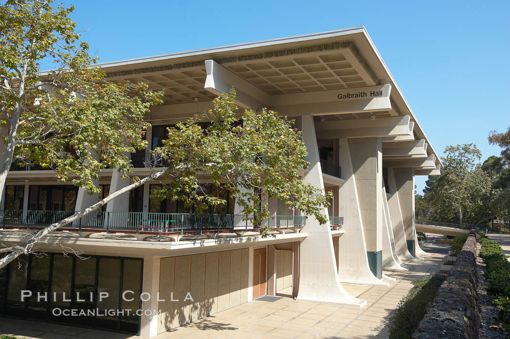 Galbraith Hall, University of California San Diego (UCSD). University of California, San Diego, La Jolla, USA, natural history stock photograph, photo id 21225
