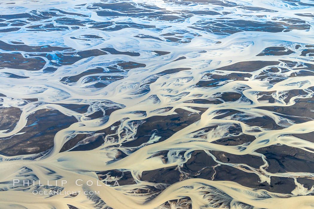 Glacial river, highlands of Southern Iceland., natural history stock photograph, photo id 35780