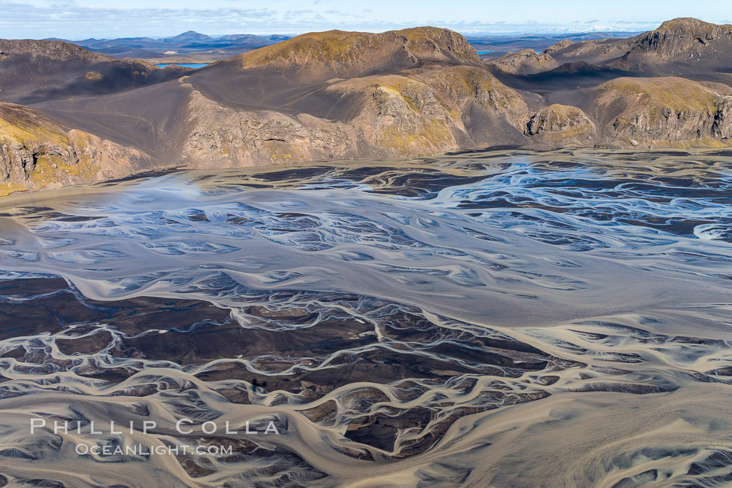 Glacial river, highlands of Southern Iceland., natural history stock photograph, photo id 35783