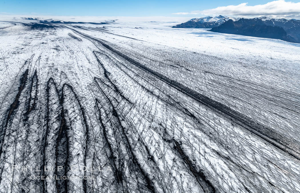 Glacier, Skaftafell / Vatnajokull National Park, Southern Iceland., natural history stock photograph, photo id 35794