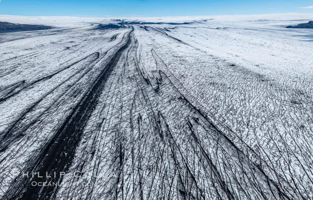 Glacier, Skaftafell / Vatnajokull National Park, Southern Iceland., natural history stock photograph, photo id 35795