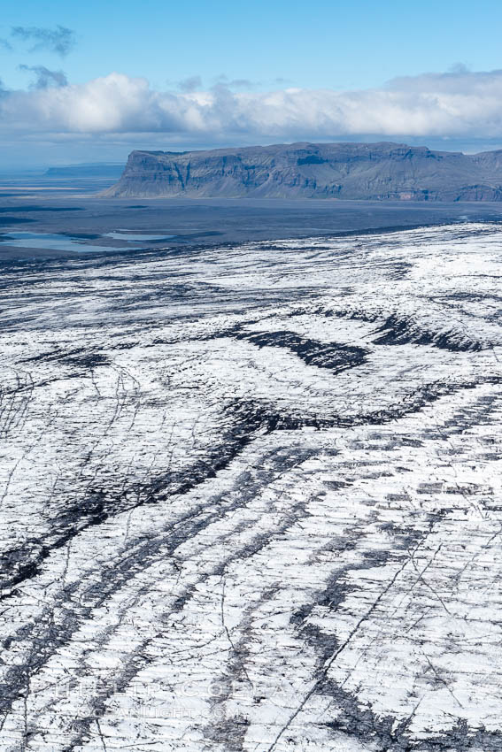 Glacier, Skaftafell / Vatnajokull National Park, Southern Iceland., natural history stock photograph, photo id 35797