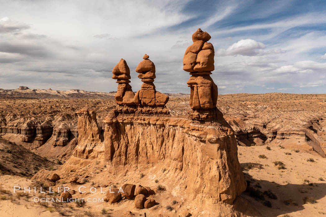 Goblin Valley State Park. Utah, USA, natural history stock photograph, photo id 38052