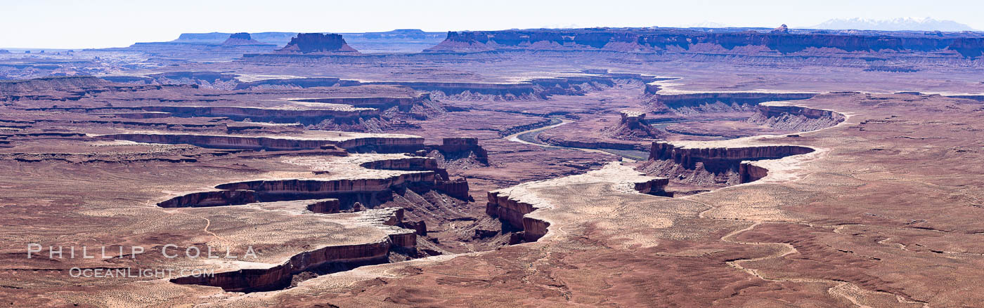 Green River Overlook, Canyonlands National Park. Utah, USA, natural history stock photograph, photo id 37866