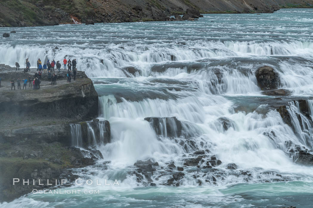 Gullfoss waterfall in Iceland., natural history stock photograph, photo id 35806