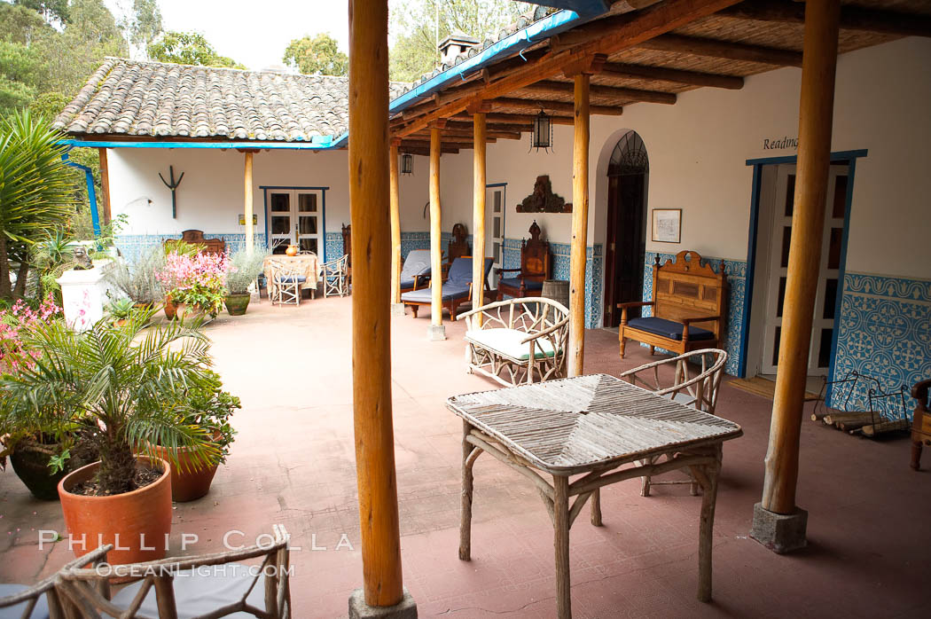 Hacienda Cusin, a 17th-century estate in the Ecuadorian Andes near Otavalo. San Pablo del Lago, natural history stock photograph, photo id 16785