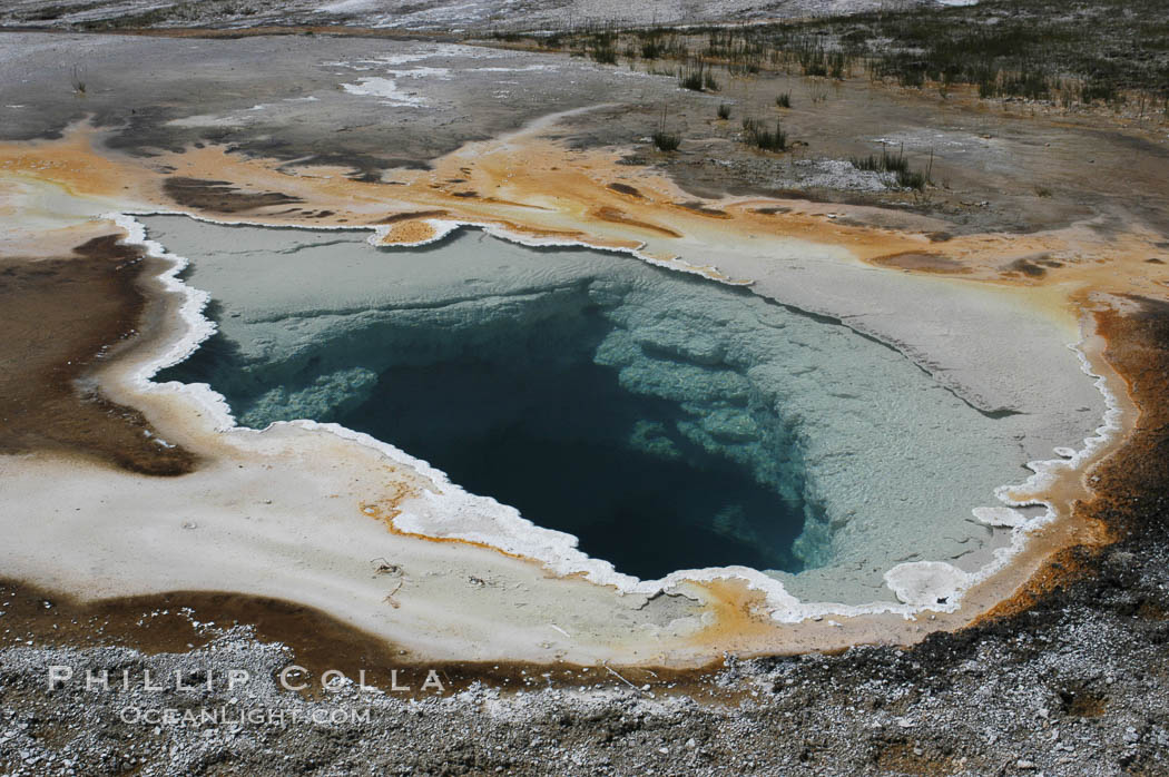 Heart Spring. Upper Geyser Basin, Yellowstone National Park, Wyoming, USA, natural history stock photograph, photo id 07240