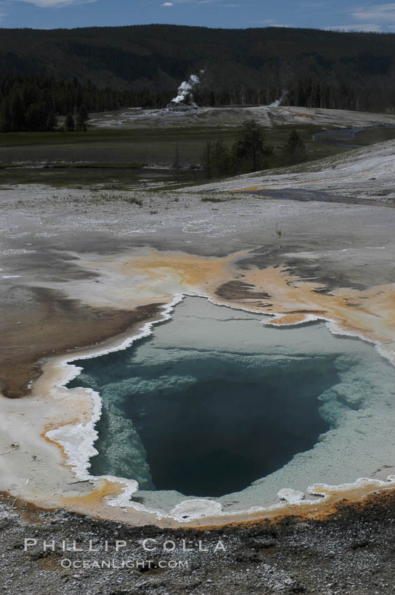 Heart Spring. Upper Geyser Basin, Yellowstone National Park, Wyoming, USA, natural history stock photograph, photo id 07241