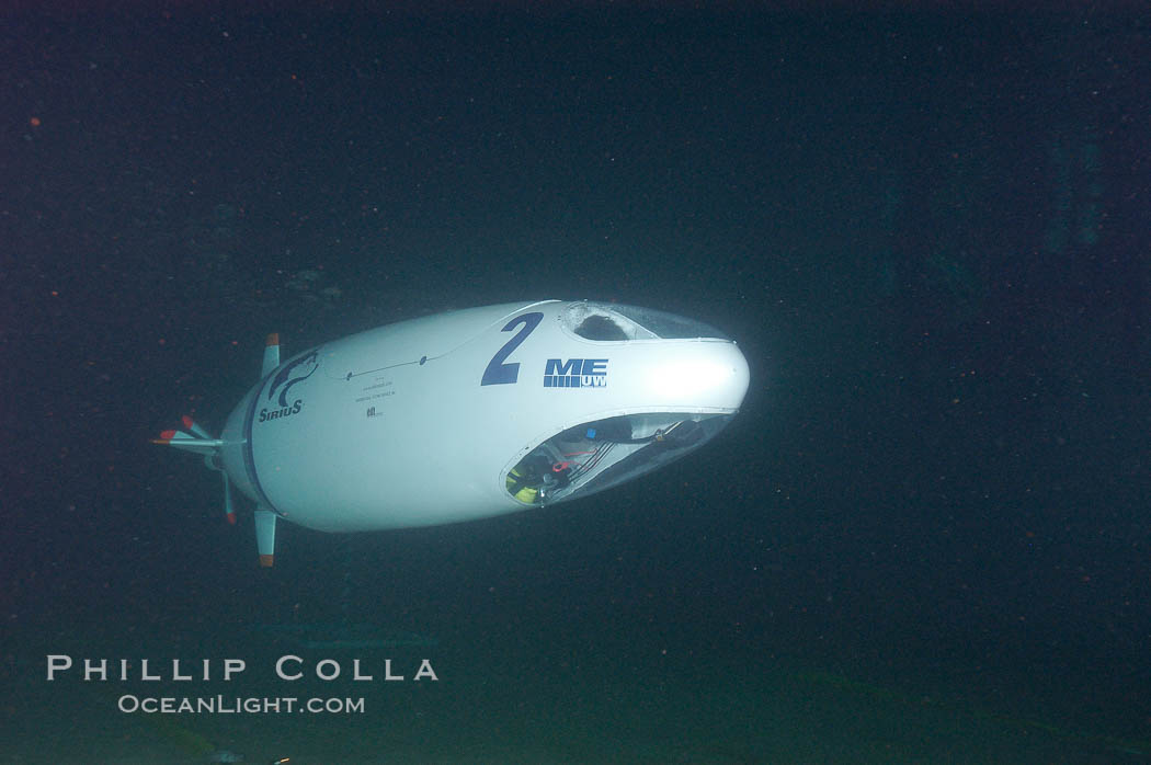 A human-powered submarine, designed, built and operated by University of Washington engineering students. Offshore Model Basin, Escondido, California, USA, natural history stock photograph, photo id 09772