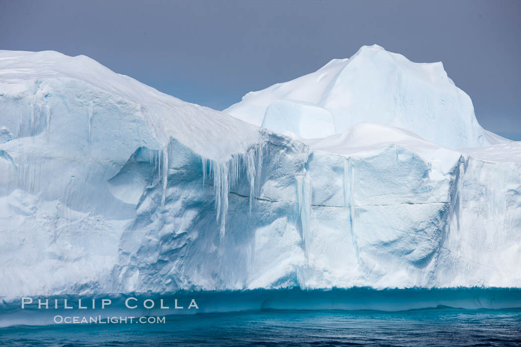 Iceberg detail, Antarctic Sound. Antarctic Peninsula, Antarctica, natural history stock photograph, photo id 24878