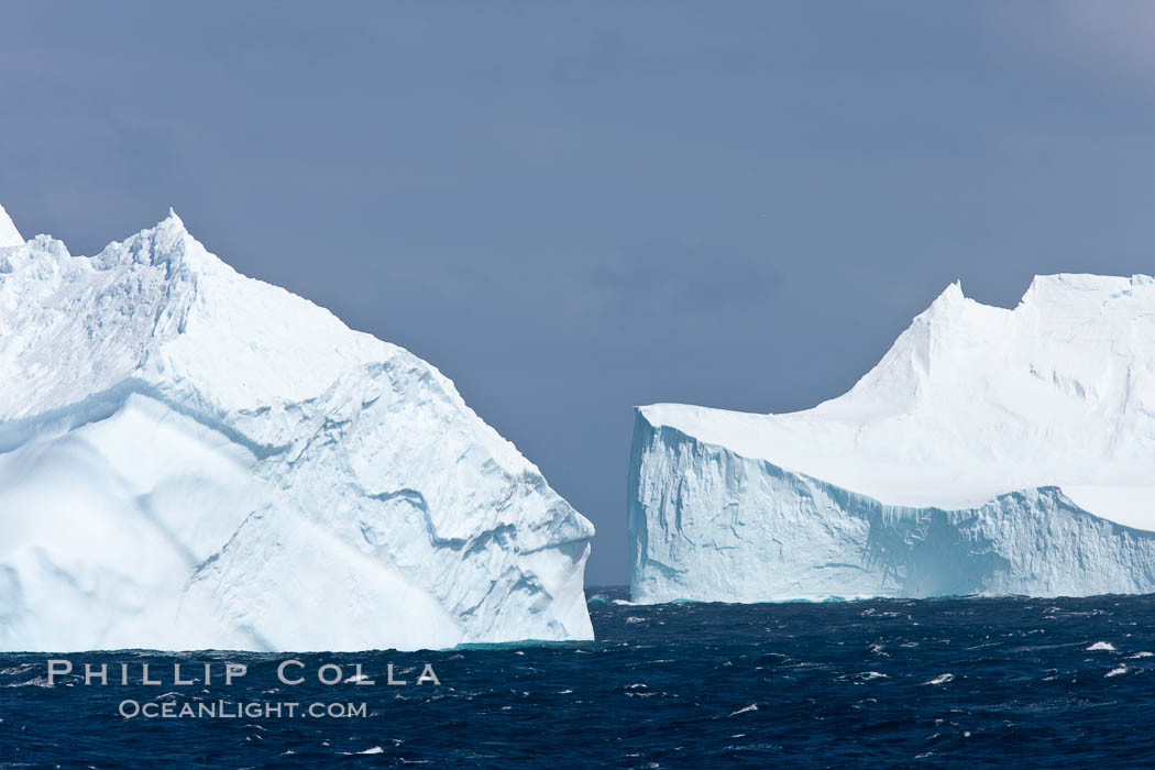 Iceberg. Scotia Sea, Southern Ocean, natural history stock photograph, photo id 24848