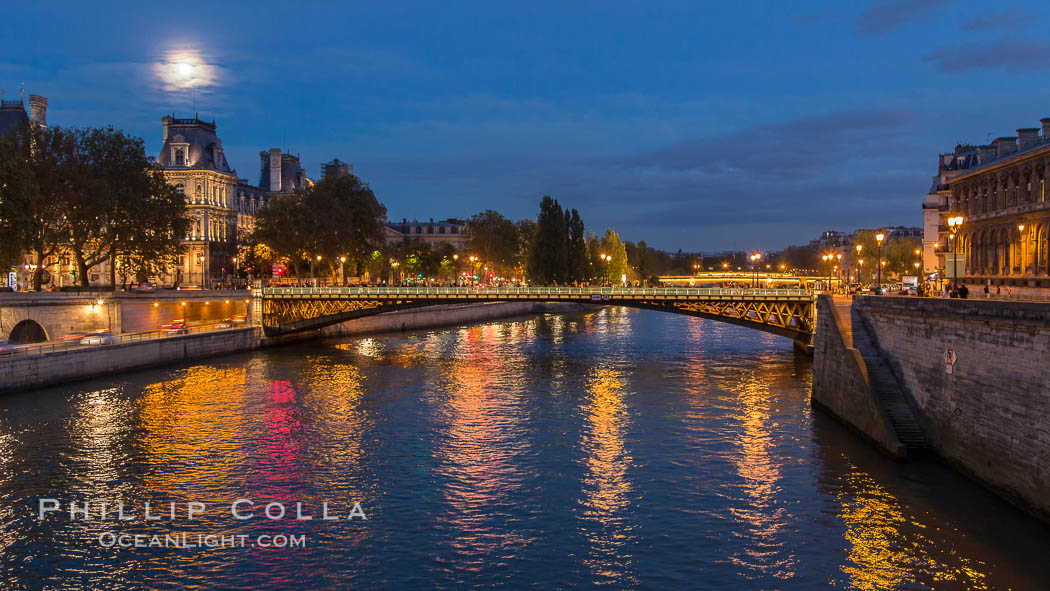 Ile Saint-Louis, is one of two natural islands in the Seine river, in Paris, France. The island is named after King Louis IX of France (Saint Louis). The island is connected to the rest of Paris by bridges to both banks of the river and by the Pont Saint Louis to the Ile de la Cite., natural history stock photograph, photo id 28190