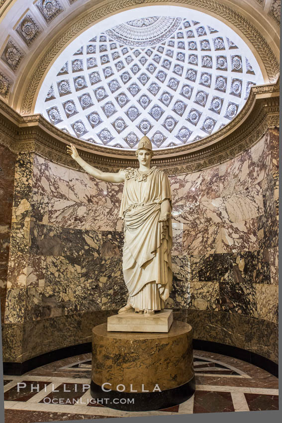 Inside the Louvre Museum, Paris. Musee du Louvre, France, natural history stock photograph, photo id 28099