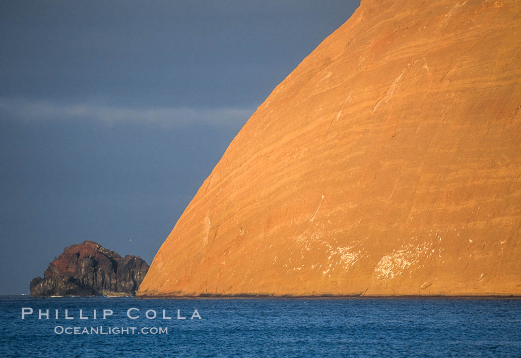 Isla Adentro and Church Rock, Guadalupe Island, Mexico. Guadalupe Island (Isla Guadalupe), Baja California, natural history stock photograph, photo id 36144