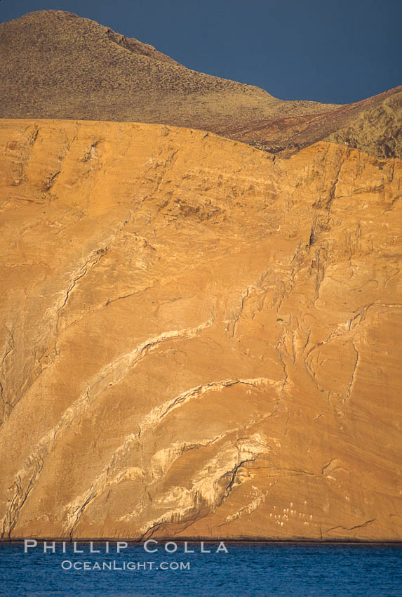 Arches, daybreak, Isla Adentro. Guadalupe Island (Isla Guadalupe), Baja California, Mexico, natural history stock photograph, photo id 03696