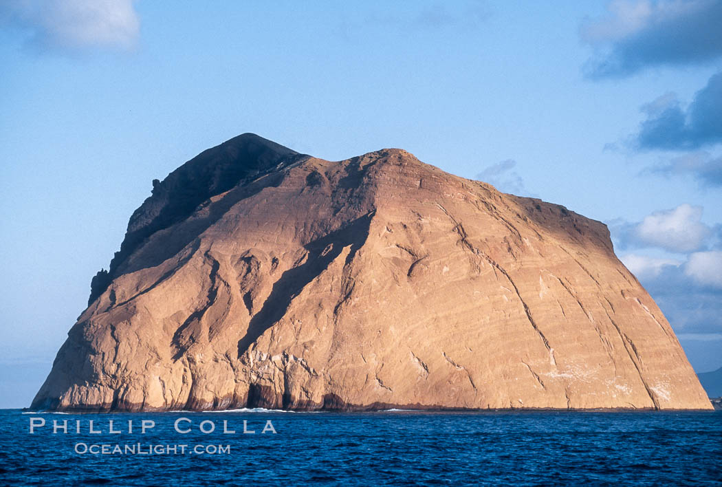 Isla Adentro, daybreak. Guadalupe Island (Isla Guadalupe), Baja California, Mexico, natural history stock photograph, photo id 02389