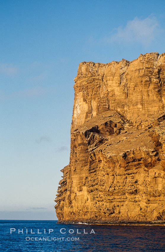 East face of Isla Afuera. Guadalupe Island (Isla Guadalupe), Baja California, Mexico, natural history stock photograph, photo id 06154