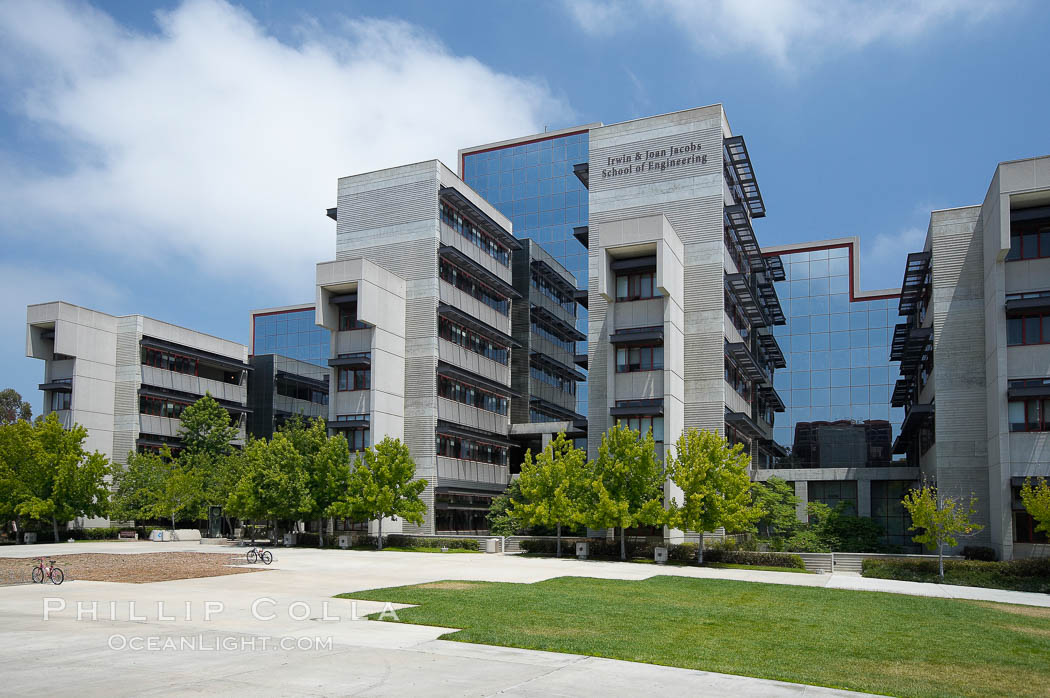 Jacobs School of Engineering building, University of California, San Diego (UCSD). La Jolla, USA, natural history stock photograph, photo id 20846