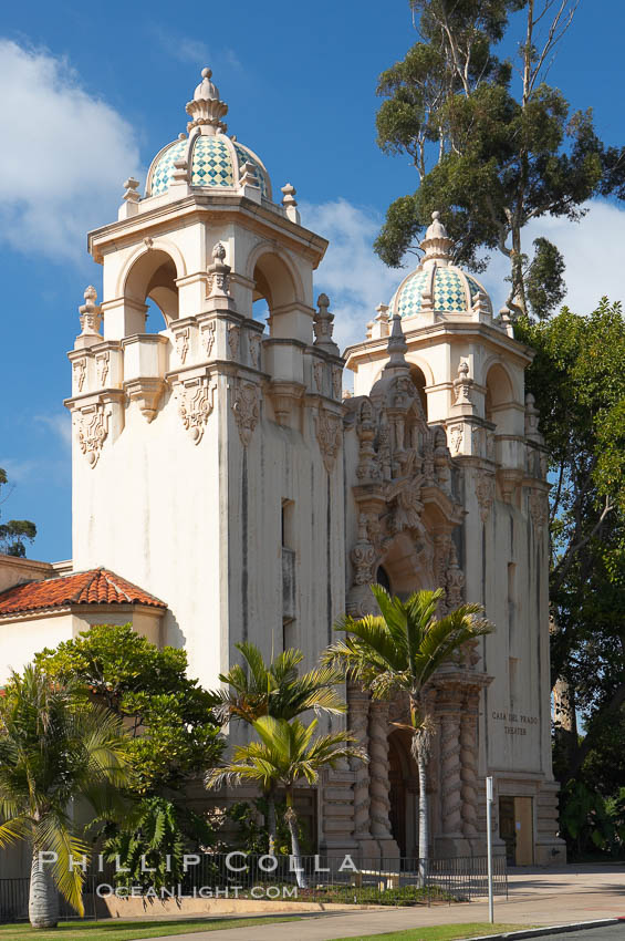 The Junior Theatre, part of the Casa del Prado in Balboa Park. San Diego, California, USA, natural history stock photograph, photo id 14608