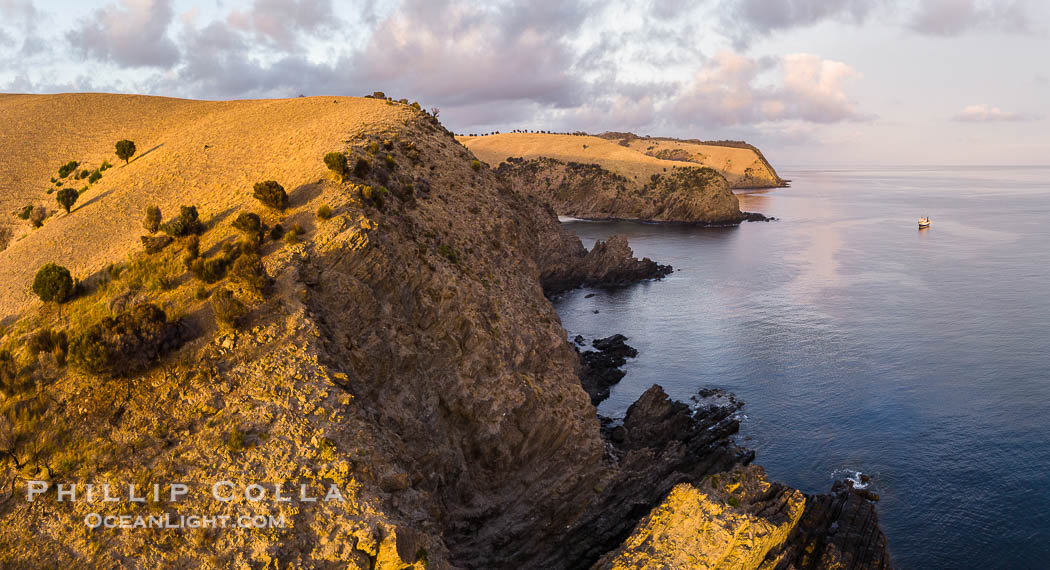 Sunrise on the North Coast of Kangaroo Island, near Western River, South Australia., natural history stock photograph, photo id 39226