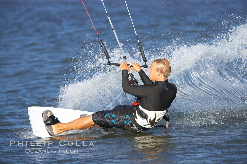 Kite boarding, Hood River, Columbia River, Oregon, 19377