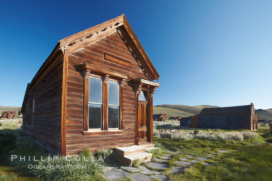 L. Johl house, Main Street. Bodie State Historical Park, California, USA, natural history stock photograph, photo id 23115