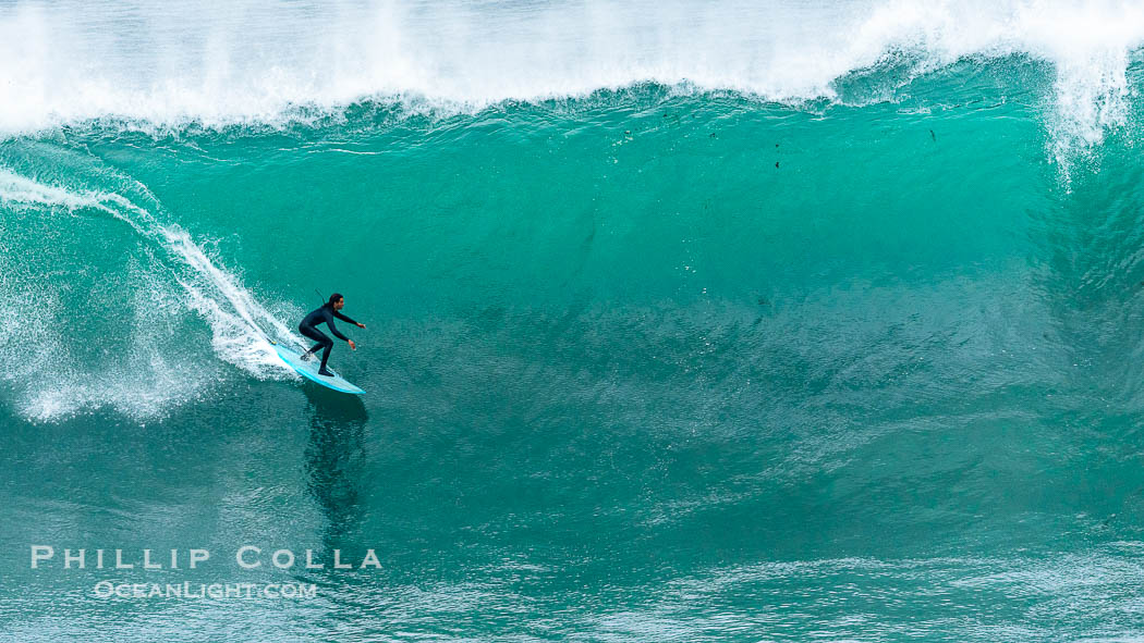 La Jolla Cove Big Surf, Saturday January 14 2023. California, USA, natural history stock photograph, photo id 38898