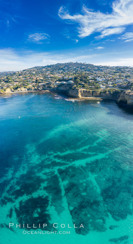 La Jolla Underwater Park visible at Extreme Low Tide, La Jolla, California. USA, natural history stock photograph, photo id 37985