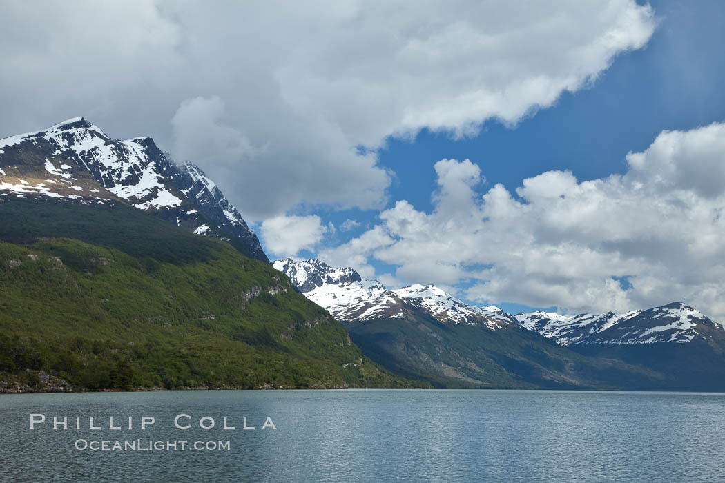 Lago Roca in Tierra del Fuego National Park, Argentina. Ushuaia, natural history stock photograph, photo id 23607