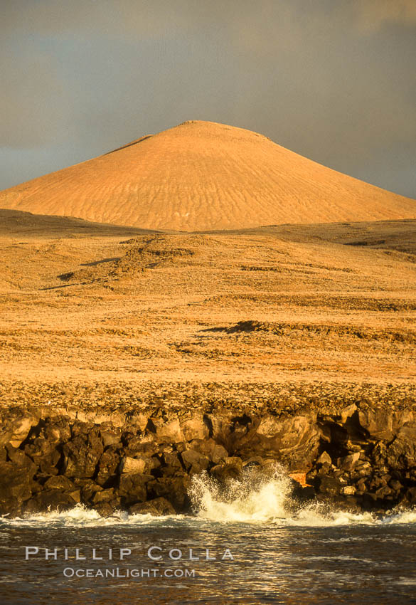 Landscape, Southern end of Guadalupe island, Mexico. Guadalupe Island (Isla Guadalupe), Baja California, natural history stock photograph, photo id 36141