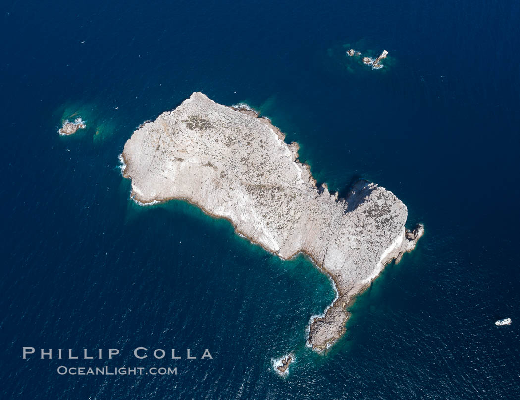 Las Animas island, aerial photo, Sea of Cortez, Baja California, Mexico