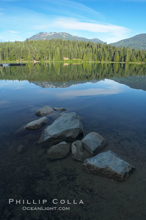 Lost Lake. Whistler, British Columbia, Canada, natural history stock photograph, photo id 21002