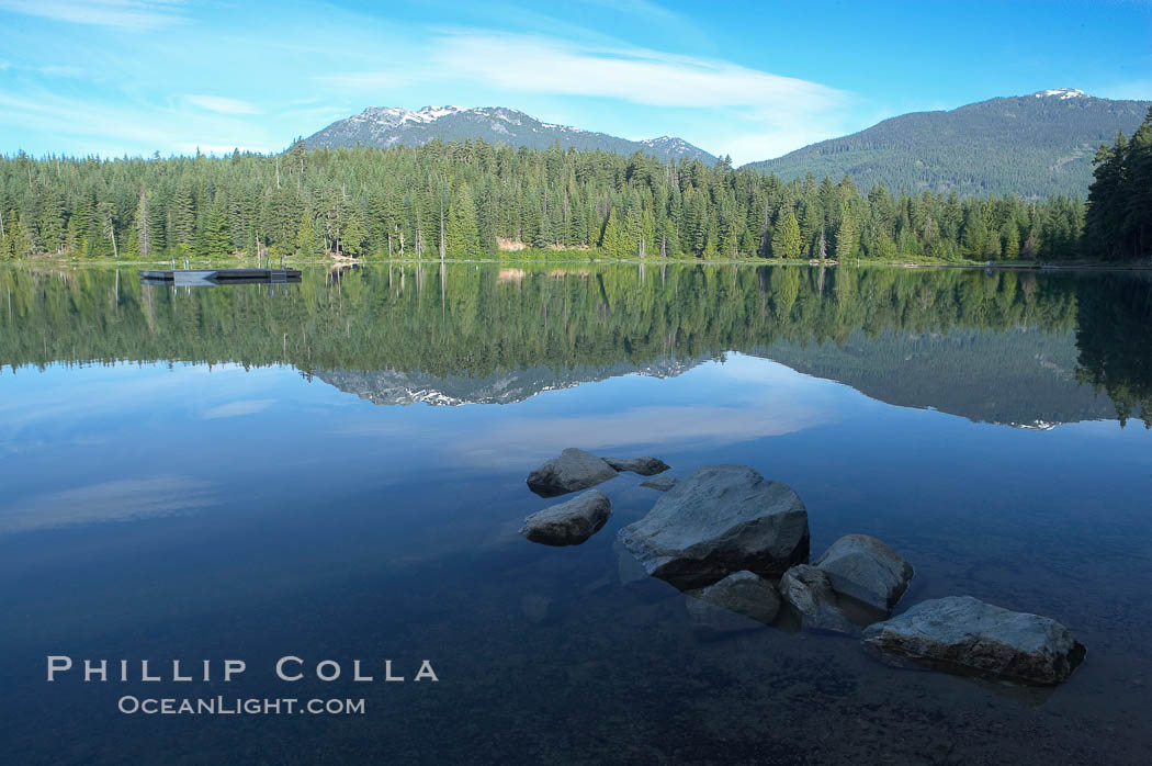 Lost Lake. Whistler, British Columbia, Canada, natural history stock photograph, photo id 21001