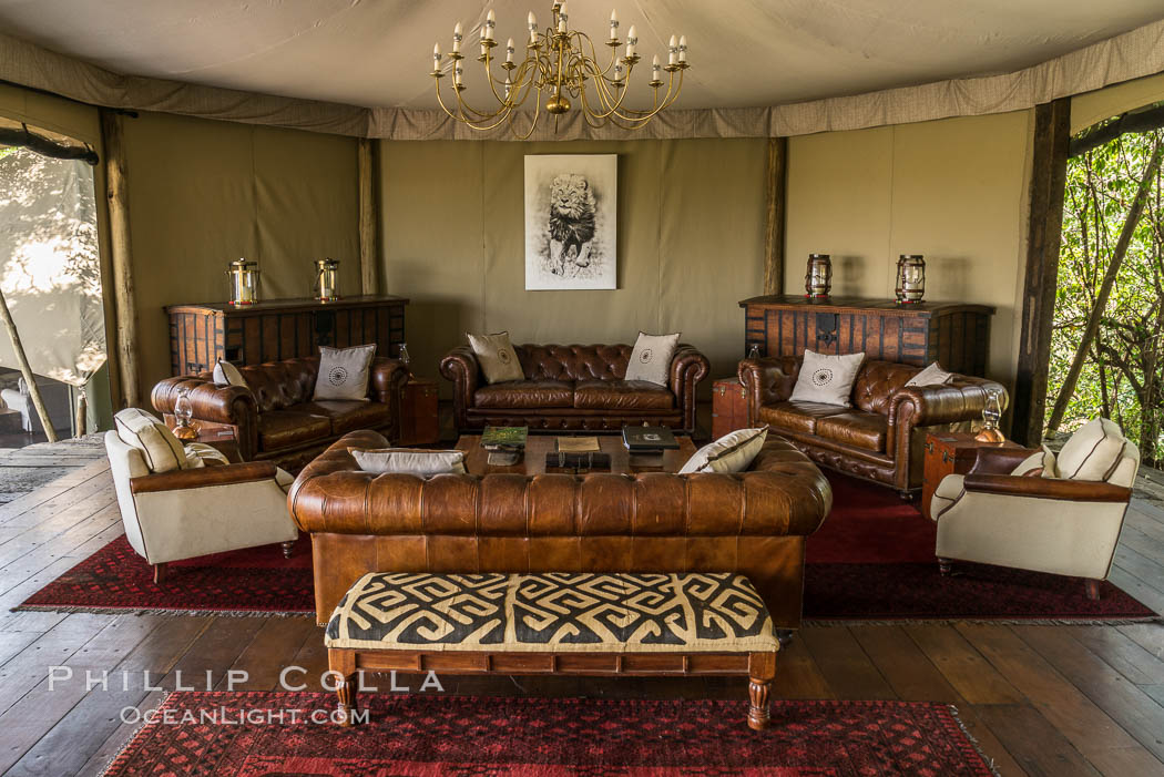 Mara Plains Camp, Luxury Tented Safari Camp, Olare Orok Conservancy, Kenya., natural history stock photograph, photo id 30018