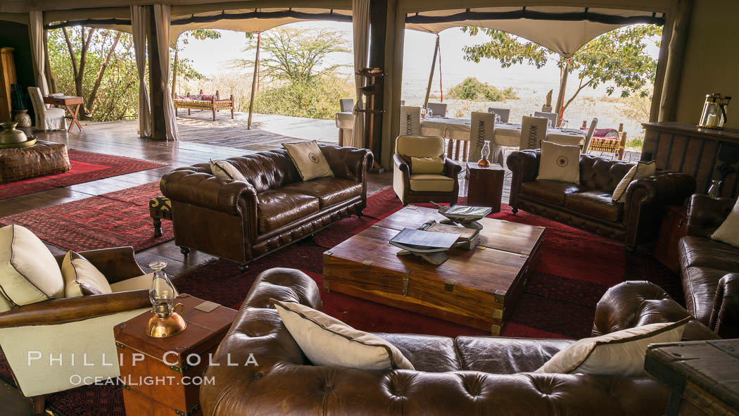 Mara Plains Camp, Luxury Tented Safari Camp, Olare Orok Conservancy, Kenya., natural history stock photograph, photo id 30017