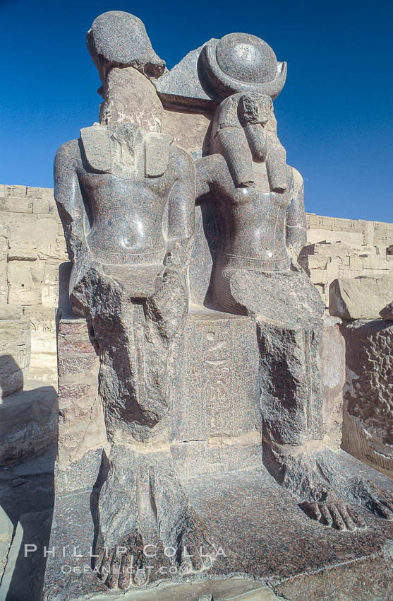 Medinet Habu. Luxor, Egypt, natural history stock photograph, photo id 02600